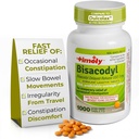 Timely Laxative Bisacodyl 5mg Tablets - Stimulerende Laxatives for Constipment Fast Actioning & Gentle - Overnatning Constipation Relief for voksne - 1000 Tablets