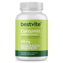 BESTVITE Curcumin 510mg (gurkemeje) (120 Vegetariske Kapsler) med Curcumin C3 Complex & Bioperine - Standardiseret til 95% Curcuminoider - Ingen Stearates - Vegan - Ikke GMO - Gluten Free