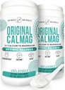 Høj Absorption 2: 1 CalMag Calcium og Magnesium Citrate Supplement - Pure Calcium Malate Powder - Understøtter Stress Relief, Sleep & Bone Strength - Mineral Drick - Unflavored 16,5 oz (pakke med 2)