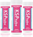 All Natural Hydration & Nyre Health Supplement til Combat Calcium Oxalat Crystal Formation, Meget Berry-3 Pack