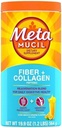 Metamucil Fiber + Collagen Peptider Powder - Orange - 19.9oz