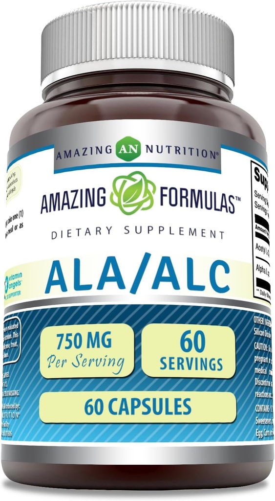 Amazing Nutrition Ala / ALC 750 Mg 60 Greve