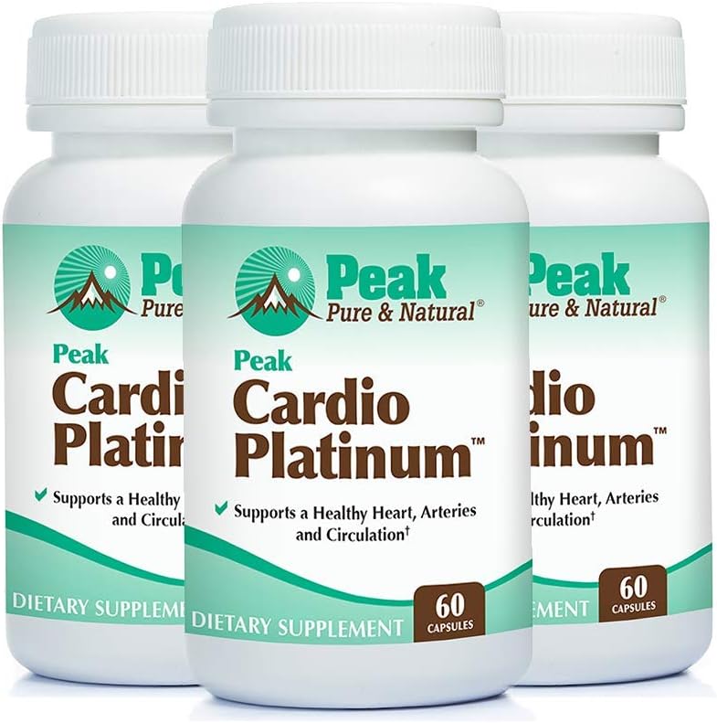 Peak Pure & Natural Peak Cardio Platinum 180 Kapsler