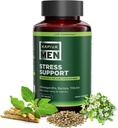 Stress Support Supplement med Ashwagandha, Bacopa, Tribulus, og andre urter og vitaminer, Understøtter afslappede tilstand af sind, 60 dages forsyning, 120 kapsler