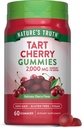 Nature 's Truth Tart Cherry Gummies against 124; 2000mg against 124; 60 Greve Buddy 124; Vegan, Non- GMO & Gluten Free Supplements 124; Cherry Flavor