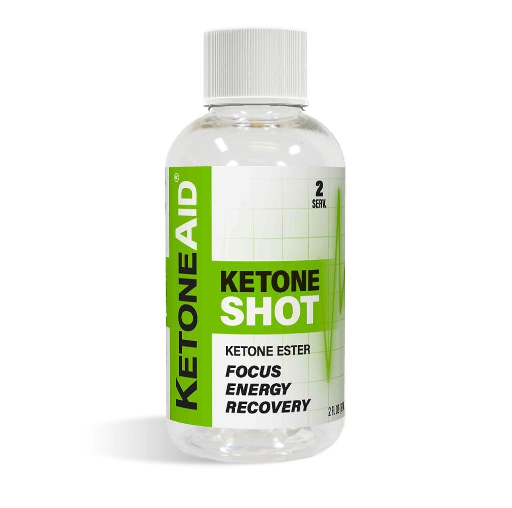 KetoneAid Ketone Skudt med Ketone Ester Budd124; Ingen Sukker, Ingen Koffein Budd124; 2 Serv. Per flaske (1 Tæl)