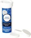 Calciumcarbonat opløselig supplement med tropisk flavor - 400mg tabletter Release som pulver i vand - perfekt til mennesker strigling med piller synkning (3 rør)