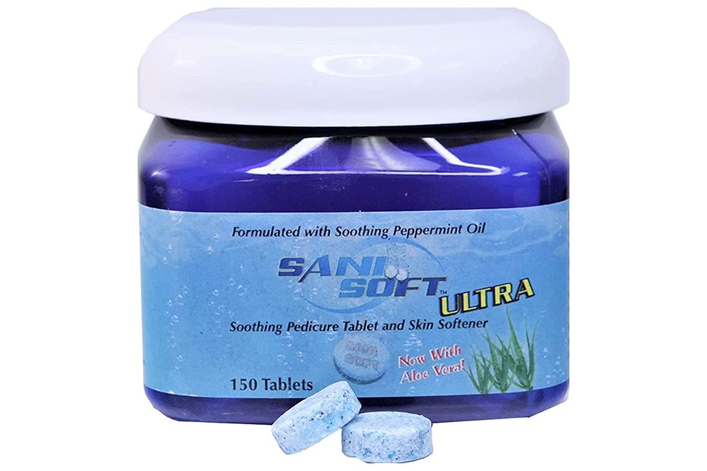 SANI CARE Sani- Soft Pebermynte Formuleret med Afslappende Pebermynte Olie og Aloe Vera 150 Tabs SAN0200