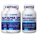 Alpha GPC & Uridine 2X 60 Kapsler + Phosphatidylserin & Bacopa 1x 120 Kapsler, 2 Months Supply