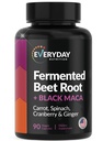 Organic Fermented Beet Root, Black Maca, Carrot, Spinat, Cranberry, Gingefær 124; Forbedret samlet sundhed for kvinder & mænd; Made in USA