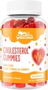 Kolesterol Kosttilskud med 1500 Mg Plant Steroler & Stanoler, Cholesterol Support Gummies, Cholesterol Complex Gummies, vedligeholder normale niveauer, blandet Berry Flavor, 60 Greve