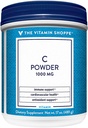 Den Vitamin Shoppe C-vitamin pulver 1.000MG, Antioxidant, der understøtter immunforsvar og cardiovaskulær sundhed (17 Ounces pulver)