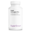 SuperSmart Super Ashwagandha 600mg per dag (Patenteret) - KSM- 66 Ashwagandha - High Potency 5% Withanolides again124; Non- GMO & Gluten Free - 120 vegetariske kapsler
