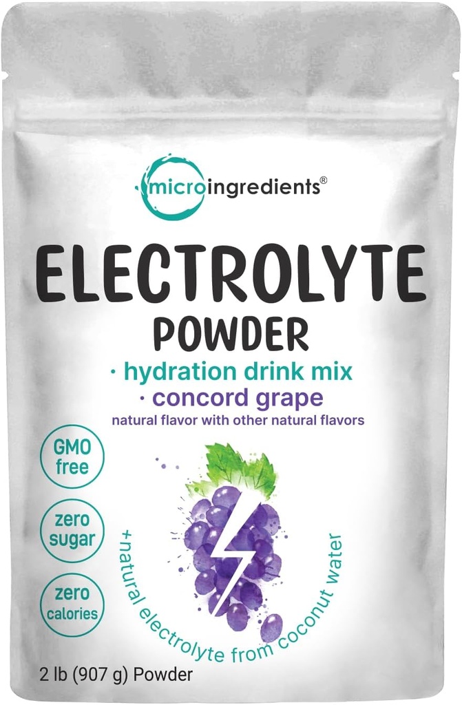 Mikroingredienser Hydration Electrolyte Powder, 2 LB (139 Servere)