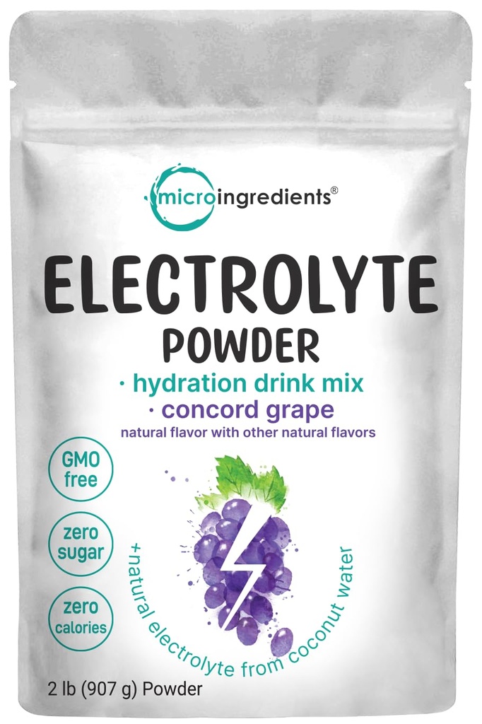 Mikroingredienser Hydration Electrolyte Powder, 2 LB (139 Servere)