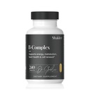 Shaklee - B- Complex - Den ultimative energi boost med Patenteret Bioaktiveret Absorption System ™ - B Vitaminer for forbedret velvære - Understøtter energi, kardiovaskulære, og hjerne sundhed - 240 tabletter