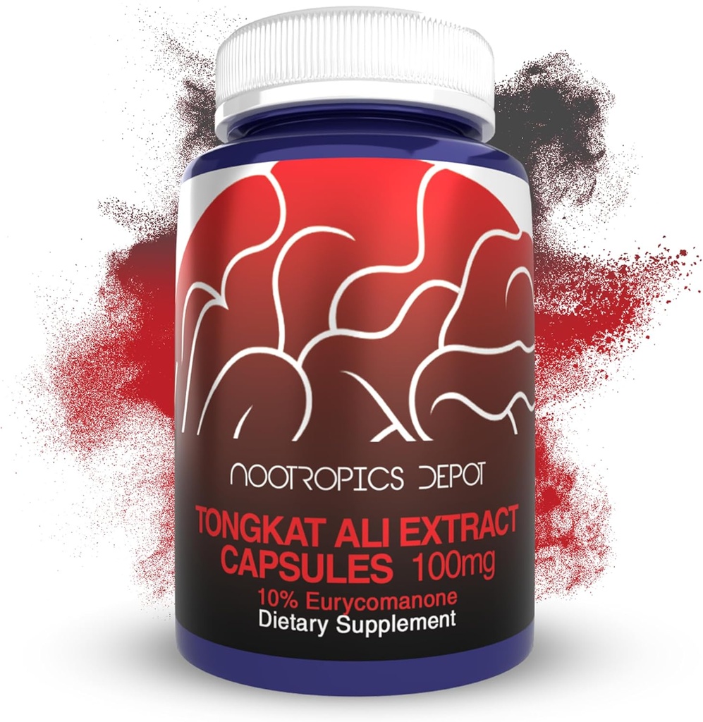 Nootropics Depot Tongkat Ali Extract Kapsler 124; 100mg