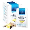 Equilife Daily Nutritional Support, All- in- One Multivitamin Meal Erstatning, Pure Vanilla Flavor, 15G Plant Protein, Understøtter Samlet Wellness herunder energi, fordøjelse, & Hud, 14 Pakker