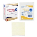 Dynarex Oil Emulsion Dressings, Sårpleje, Absorbent, 3 "x 3" Steril Strikket Gauze Klædning med Emulsion Blend af Petrolatum og Sunflower Oil, 1 Box med 50 Oil Emulsion Dressings