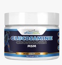 VITAMIAN Premium Organic Glucosamin & Chondroitin Cream med MSM, Arnica, & Collagen