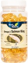 Omega-3 Salmon King Fish Oil 1000mg 100softgels - high potency EPA / DHA. Omega-3 Fedtsyrer
