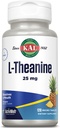 KAL L Theanine 25 mg ActivMelt - Relaxation, Stress, Mood and Focus Supplement - Delicious Natural Pineapple Flavor with Stevia - Vegetarian - 120 Servings, 120 Instant Dissolve Micro Tablets