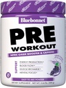 BlueBonnet Nutrition Extreme Edge Pre træning, Øger nitratoxide (NO) niveauer- 30 Serveringer, Grape Flavor, 10.56 Oz