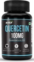 Quercetin 100 mg kapsler - Standardiseret til 95% • 124; Højt renset & biotilgængeligt supplement • 124; Naturlige bio- flavonoider & kraftfulde antioxidanter (30 kapsler)
