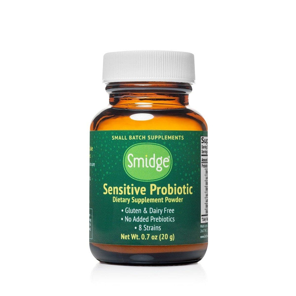 Smidge ® Følsom Probiotisk Pulver & Dosering Spoon (GutPro ®)