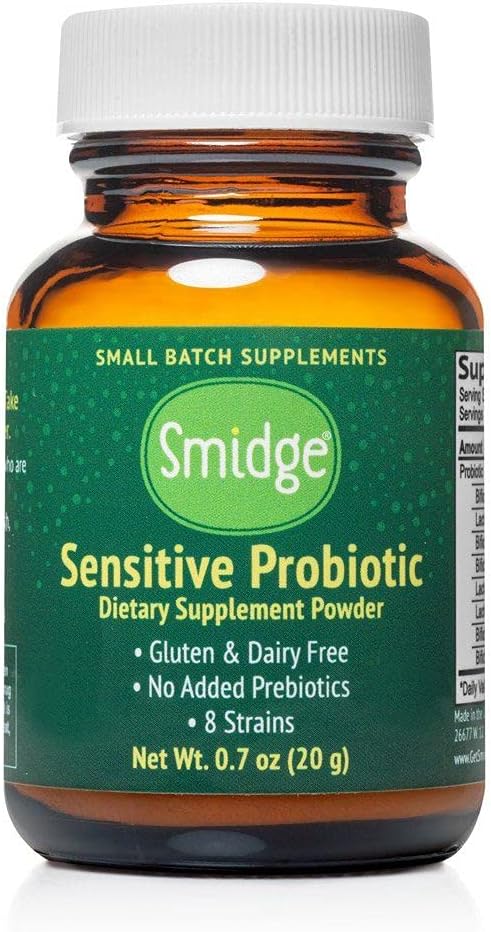 Smidge ® Følsom Probiotisk Pulver & Dosering Spoon (GutPro ®)