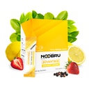 Noobru Аdvantage Nootrop - Lækker Nootropics Brain Supplement med 11 aktive ingredienser - Natural Cognitive Enhancer - 20 Strawberry Lemonade Sachets - 1 måned Tilgang, 20 Greve (Pack of 1)