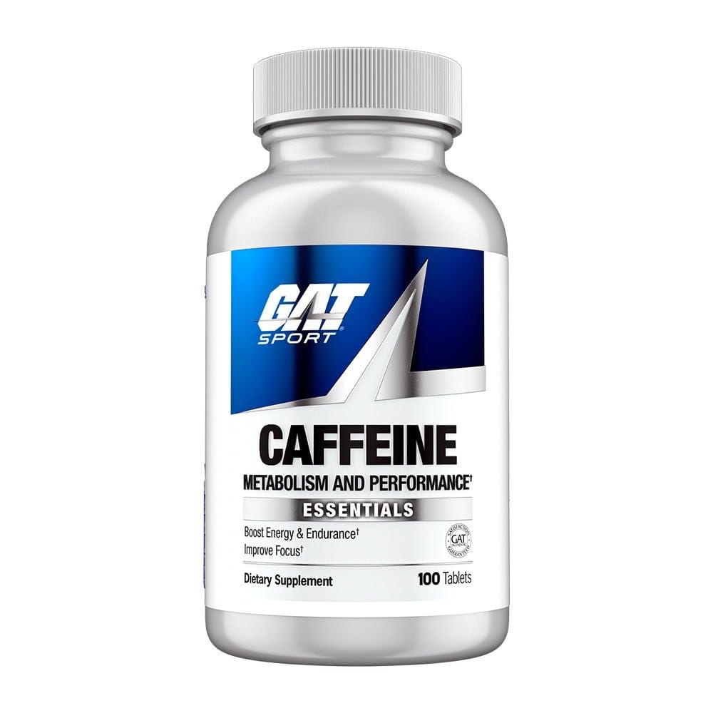 GAT Sport Essentials Koffein Metabolisme og ydeevne, 100 tabletter