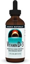 Source Naturals Vitamin D-3 Liquid Drops 2000 iu Understøtter Bone & immunforsvar * - 2 Fluid oz