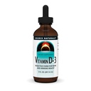 Source Naturals Vitamin D-3 Liquid Drops 2000 iu Understøtter Bone & immunforsvar * - 2 Fluid oz