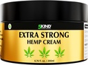 5kind Extra Strong Hamp Cream 6.76 fl oz- Maksimum Styrke - Natural Lindrende Relief Joint Cream - Muscle Rub til nedre ryg, Joints, Neck, Knees & Skuldre