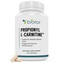 Biovy High Absorption Propionyl- L- Carnitin (PLCAR) Ingen kunstige fyldstoffer - effektiv Propionyl L Carnitin HCL supplement til støtte blodcirkulation - 120 kapsler