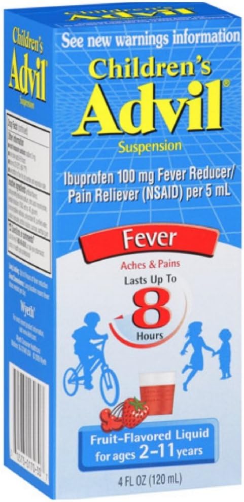 Advil, Børnesuspension, Frugtsmag, 4 Ounce