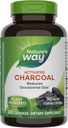 Nature 's Way Aktiveret Charcoal, Binds Uønskede materialer og gas i fordøjelsestrakten *, 560 mg pr. 2-Capsule Serving, 360 kapsler (Packaging May Vary)
