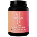 Regel 1 Clear Whey Isolate - 20g All- valle Isolate Protein, Over 9g EAA, 300mg af elektrolytmineraler, 90 kalorier, lys, Crisp, og genopfriskende smag (27 Servere, Jordbær Lemonade)