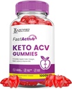 Hurtig aktiv Keto ACV Gummies Advanced Formel 1000MG Fast aktiv Keto Gummies Apple Cider Vinagar Formuleret med Pomegranat Beet Juice Powder B12 Vegan Non GMO 60 Gummys