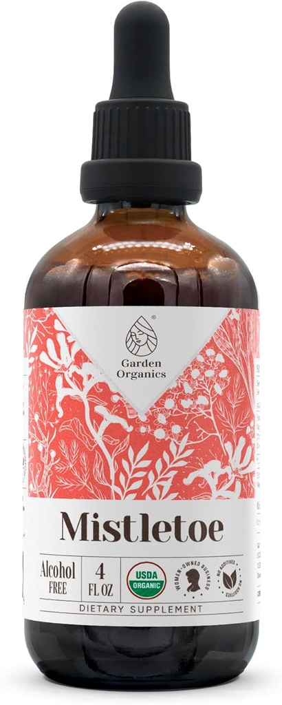 Misteltenen USDA Organic Alcohol- Free Extract Note 124; Kosttilskud, højpotens Tincture