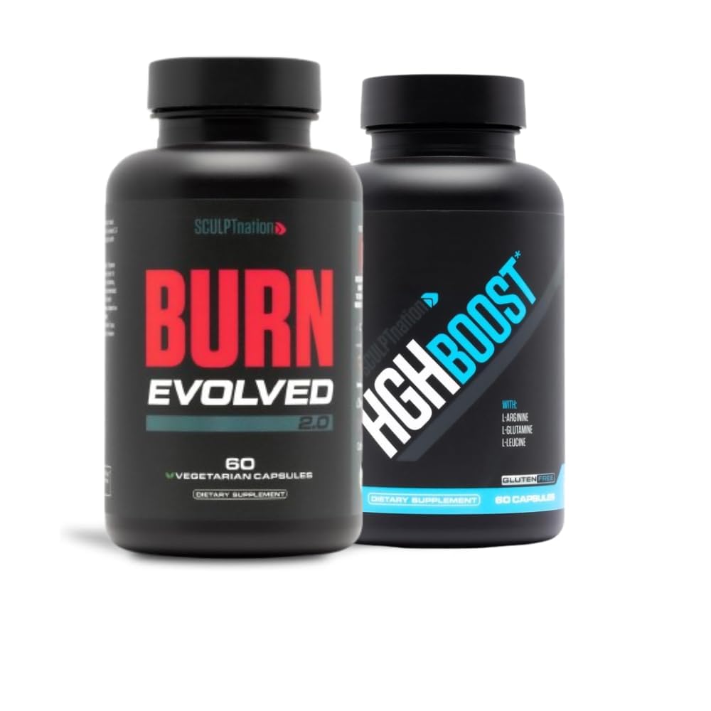 Designnationen af V Shred Burn Evolved 2.0 og L Arginin Bundle