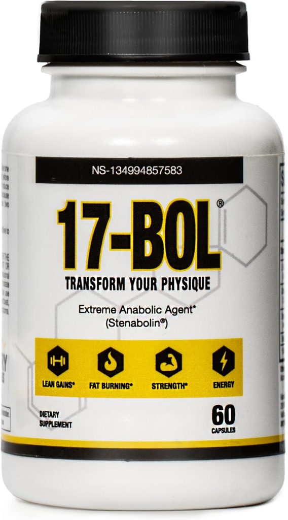 Avry Labs Extreme Anabolske Supplement - Pre- Workout Kosttilskud, Lean Muscle Builder & Fat Burner - Understøtter Protein Syntese, Testosteron Niveauer & Muscle Growth - Vegan, 60 Kapsler