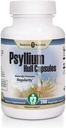 BIOAKTIVE NETRIENSER Psyllium Plus - 60 Caps - Sukkerfri - Psyllium Husk Pulver Fiber Kapsler - Psyllium Husk Caps - Natural Fiber Supplement