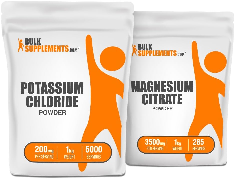 Kaliumchlorid 1kg + Magnesiumcitrat 1kg bundle