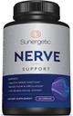 Premium Nerve Support Supplement - med Alpha Lipoic Acid (ALA) 600 mg, Acetyl- L- Carnitin (ALC) & Benfotiamin - Nerve Support Formel for sund cirkulation, fødder, hænder og tæer - 60 kapsler