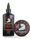 Bossman Beard Oil Jelly og afslappende skæg Balm Combo - Hammer Duft
