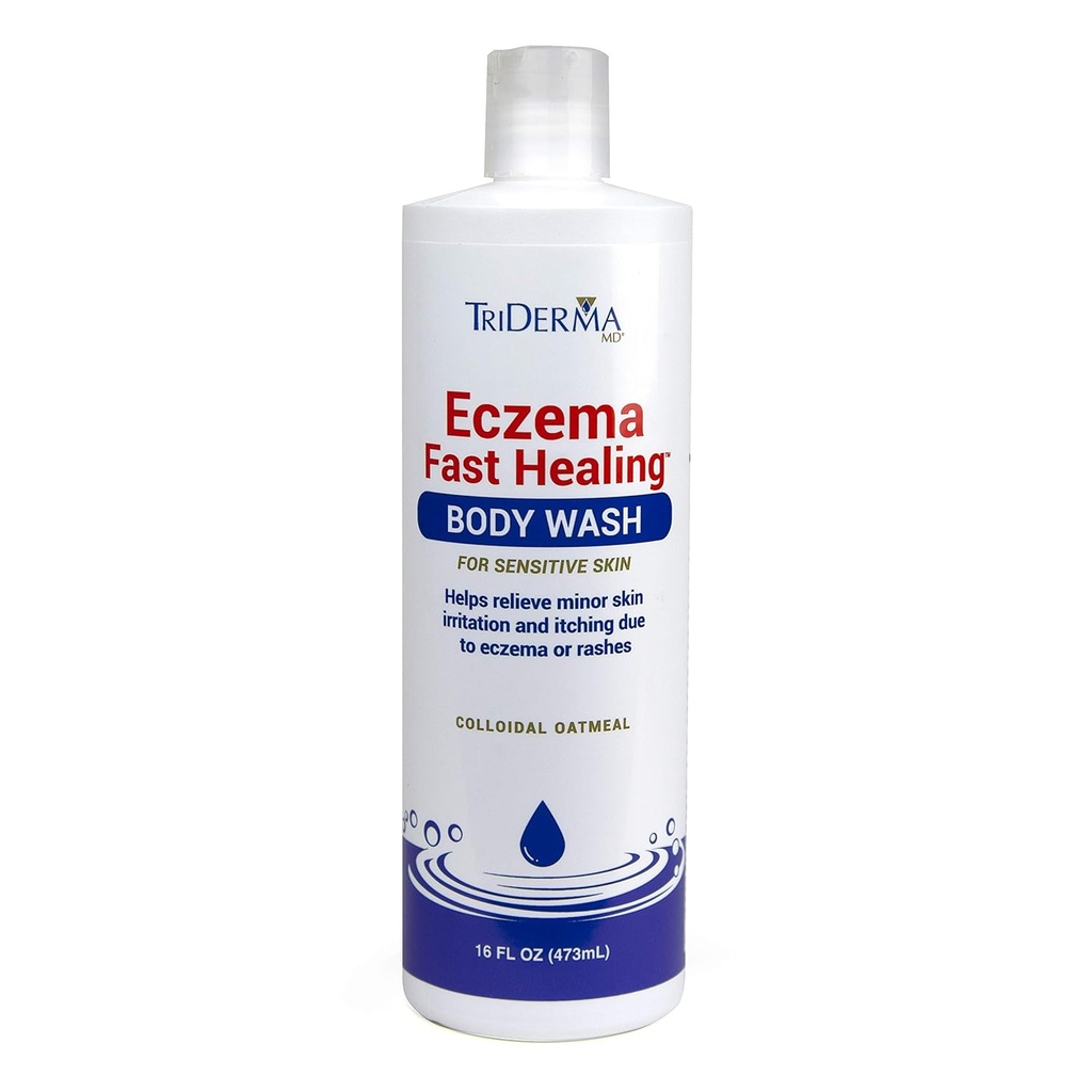 TriDerma Eksem Hurtig healing Body Wash til sensitiv hud 16 Ounces
