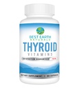 Bedste Jord Naturals Thyroid Support til kvinder og mænd - 60 kapsler