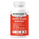 Blood Sugar Complex med Berberine, Ceylon Kanel, Panax Ginseng & Chrom - Understøtter sund sukker Metabolisme - 90 Nutrisulin supplement kapsler